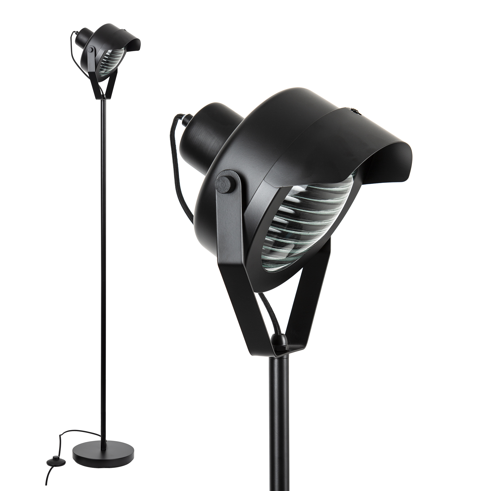 Stage vloerlamp zwart Stage vloerlamp zwart